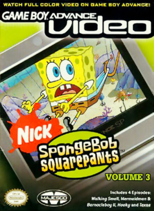 Game Boy Advance Video : SpongeBob SquarePants, Volume 3