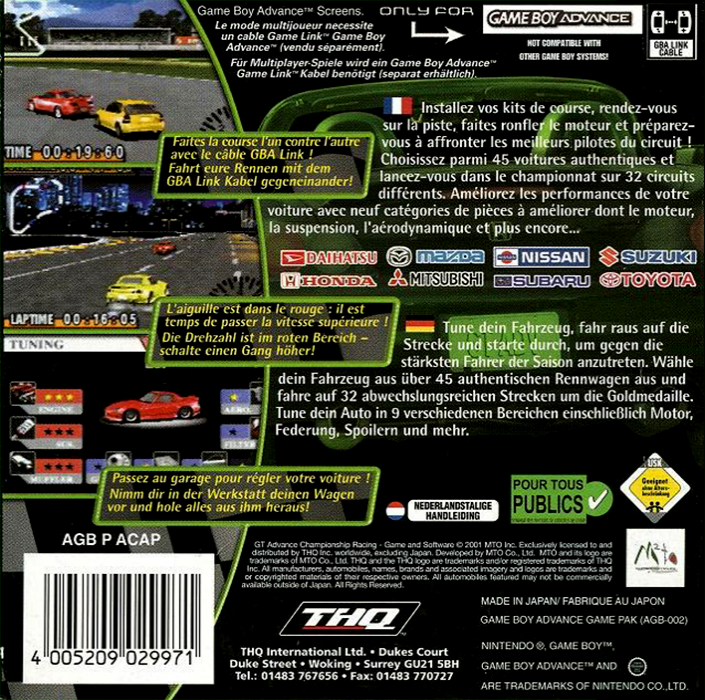 GT Advance : Championship Racing dos