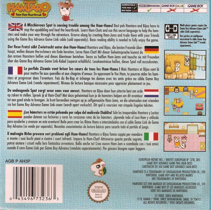 Hamtaro : Ham-Ham Heartbreak dos