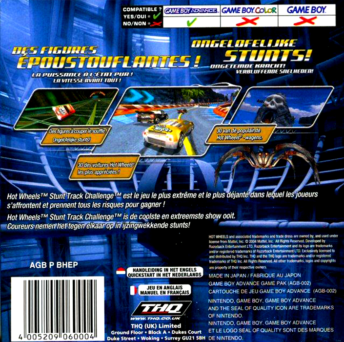 Hot Wheels : Stunt Track Challenge - Dos