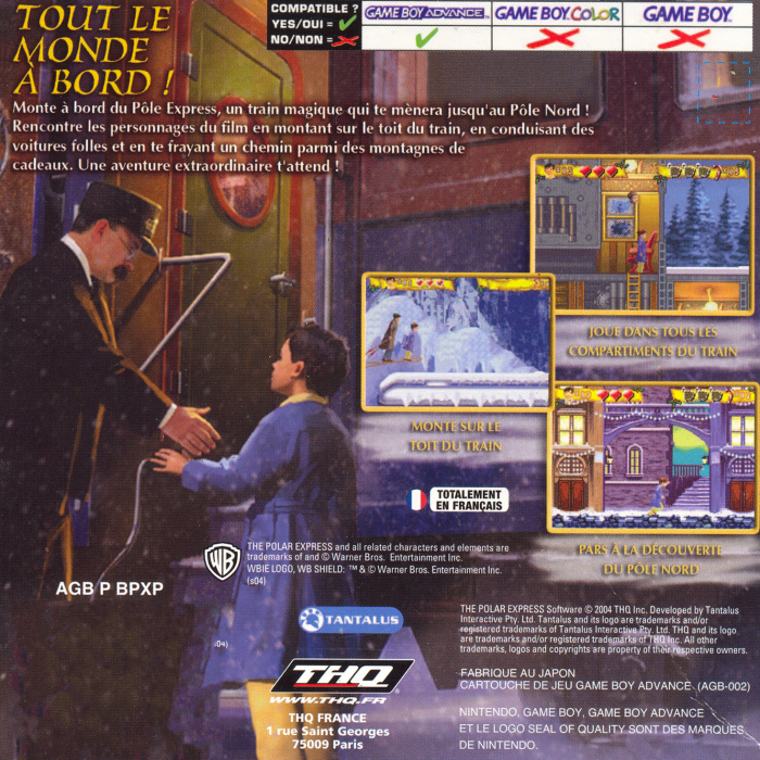 Le Pôle Express dos