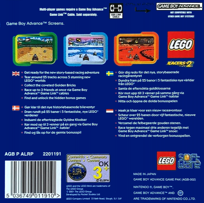LEGO Racers 2 - Dos