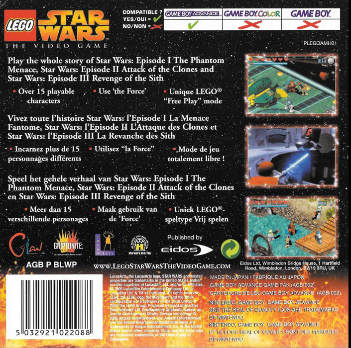 LEGO Star Wars : The Video Game dos