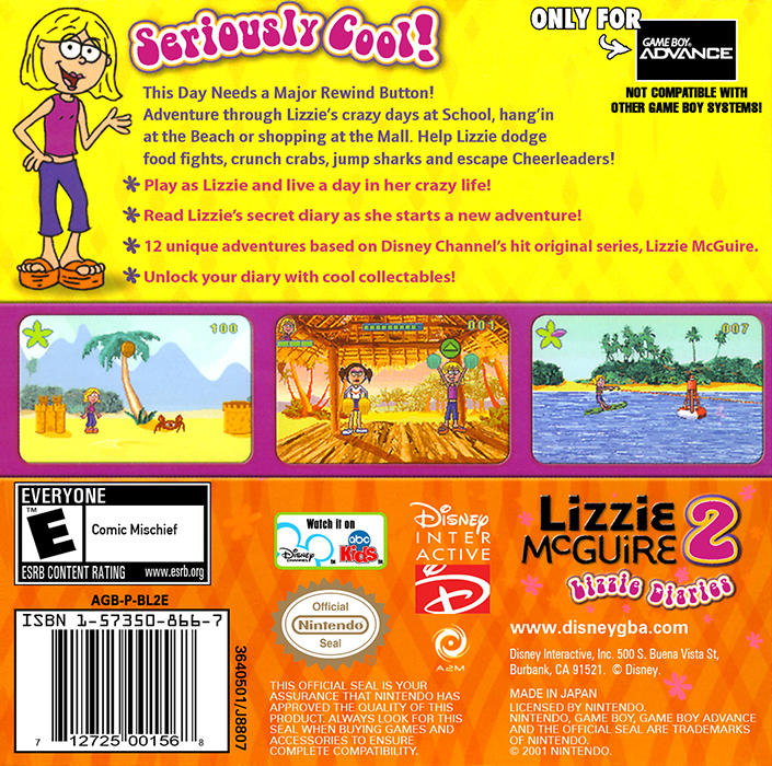 Lizzie McGuire 2 : Lizzie Diaries dos