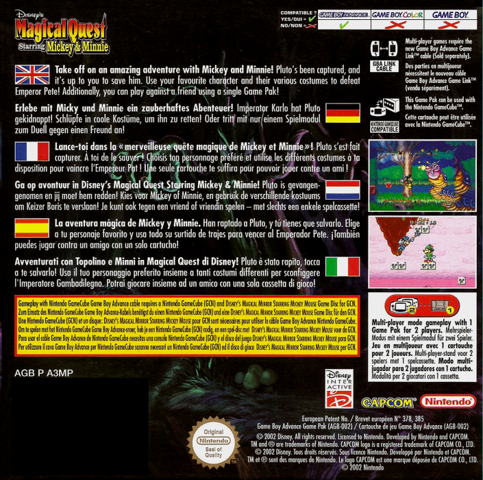 Magical Quest 2 Starring Mickey & Minnie - Dos