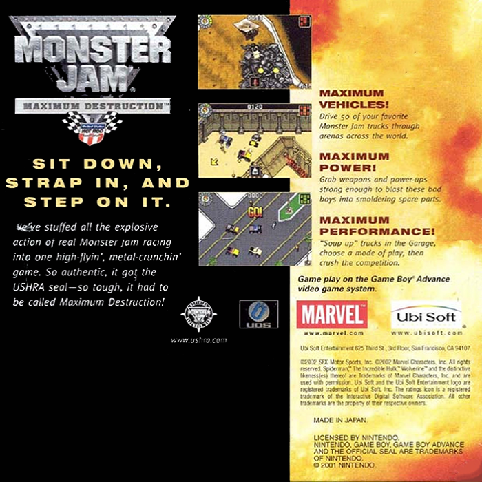 Monster Jam : Maximum Destruction - Dos