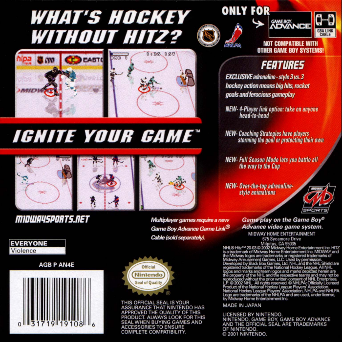 NHL Hitz 20-03 - Dos