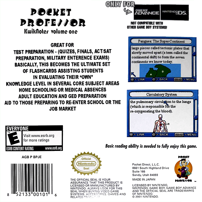 Pocket Professor : Kwik Notes, Vol. 1 - Dos