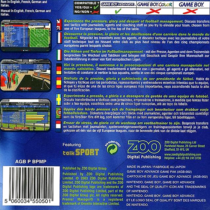 Premier Manager 2003-04 - Dos