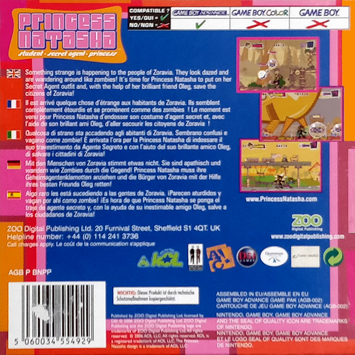 Princess Natasha : Student, Secret Agent, Princess dos