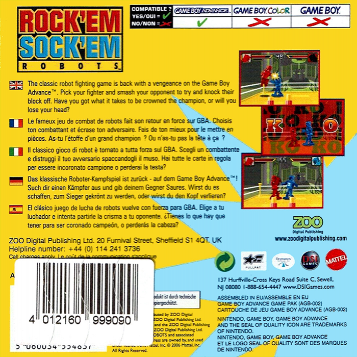Rock 'Em Sock 'Em Robots dos