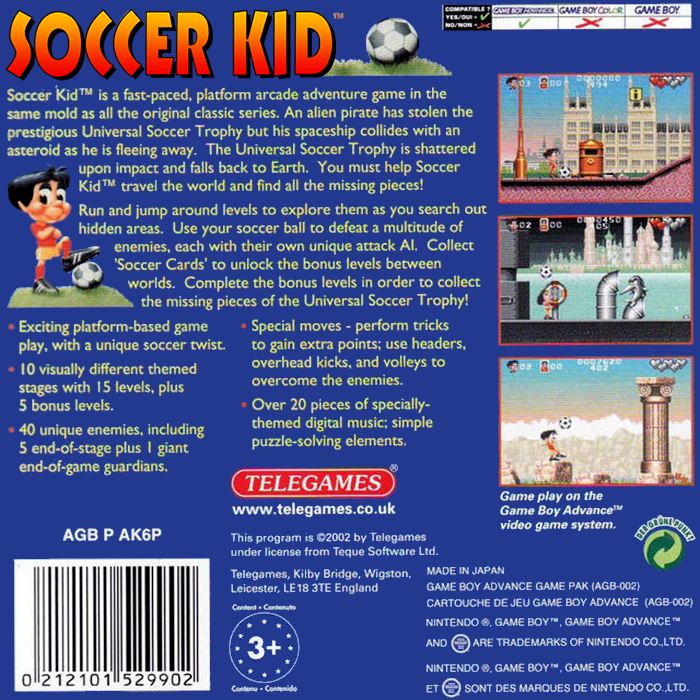 Soccer Kid - Dos