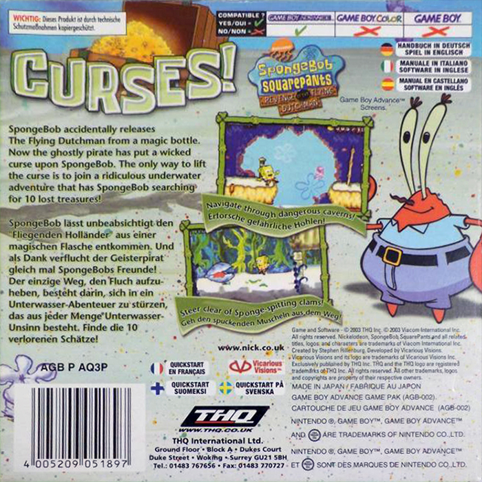 SpongeBob SquarePants : Revenge of the Flying Dutchman dos