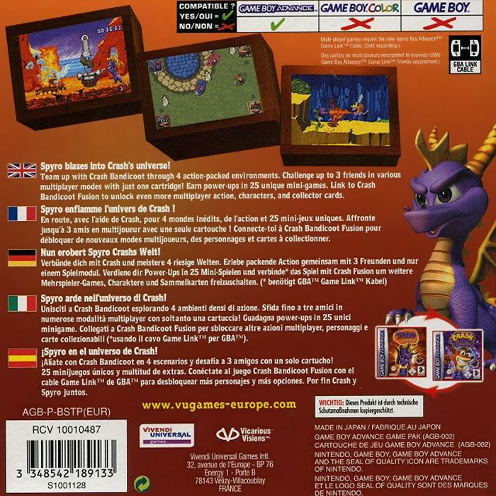 Spyro Orange: The Cortex Conspiracy - Dos