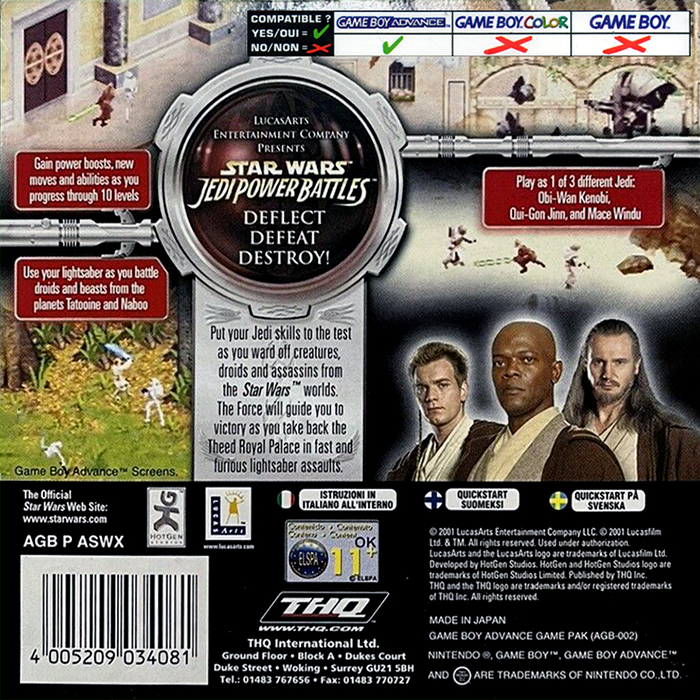 Star Wars : Jedi Power Battles dos