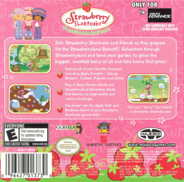 Strawberry Shortcake : Summertime Adventure dos