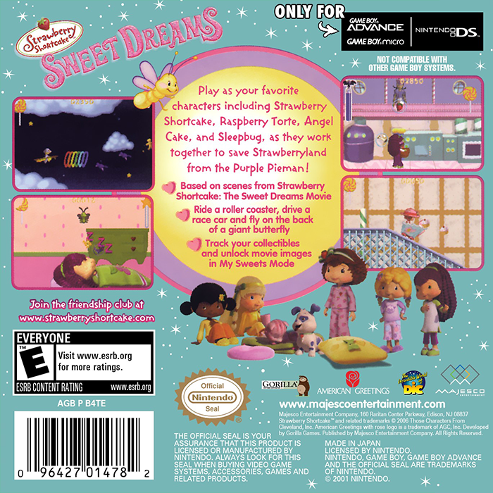 Strawberry Shortcake : Sweet Dreams dos