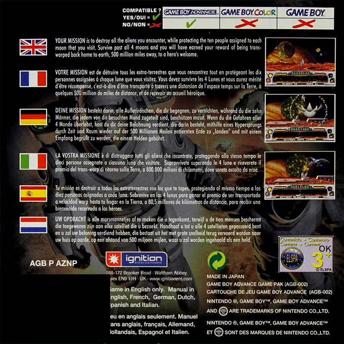 Super Dropzone : Intergalactic Rescue Mission - Dos