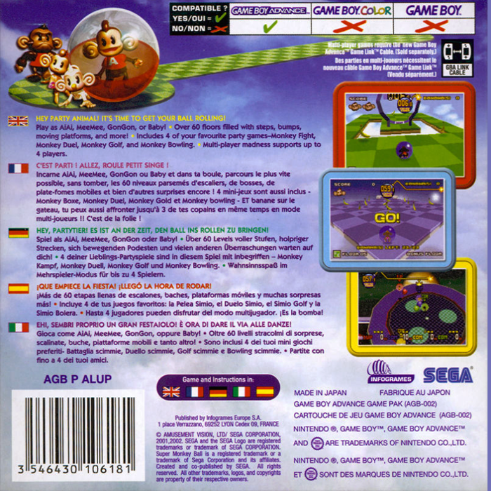 Super Monkey Ball Jr. dos