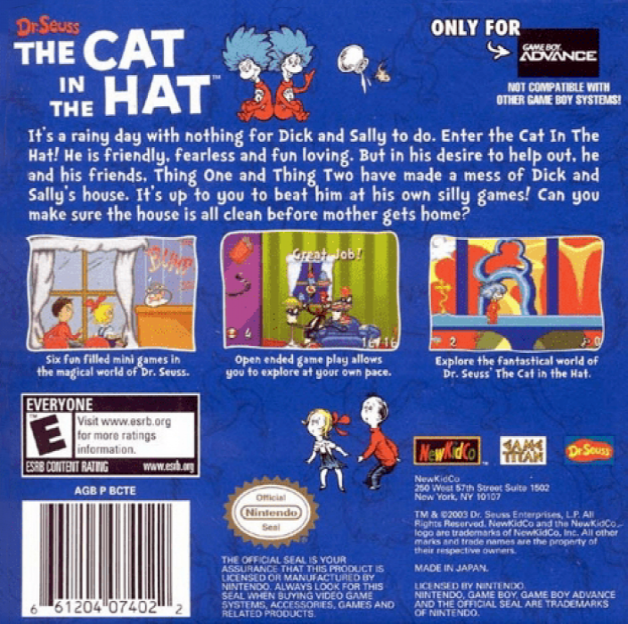 The Cat in the Hat by Dr. Seuss - Dos