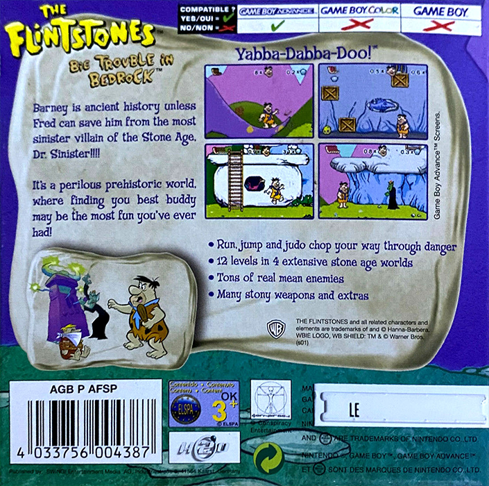 The Flintstones : Big Trouble in Bedrock dos