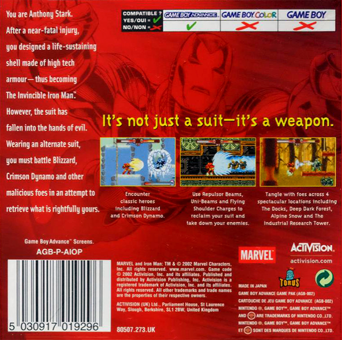 The Invincible Iron Man dos