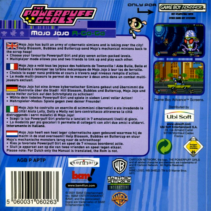 The Powerpuff Girls : Mojo Jojo A-Go-Go - Dos