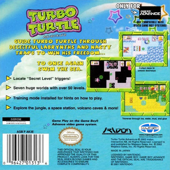 Turbo Turtle Adventure - Dos