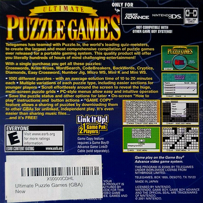 Ultimate Puzzle Games - Dos