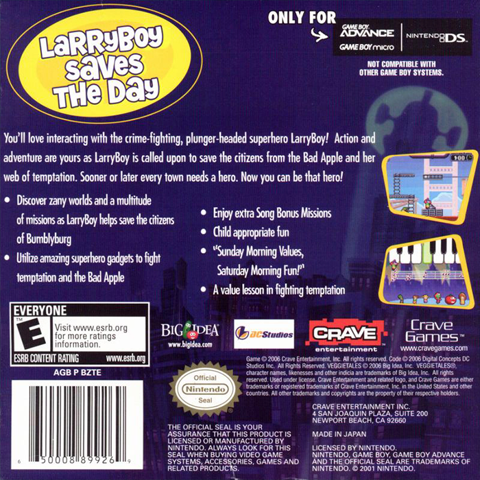 VeggieTales : LarryBoy and the Bad Apple dos