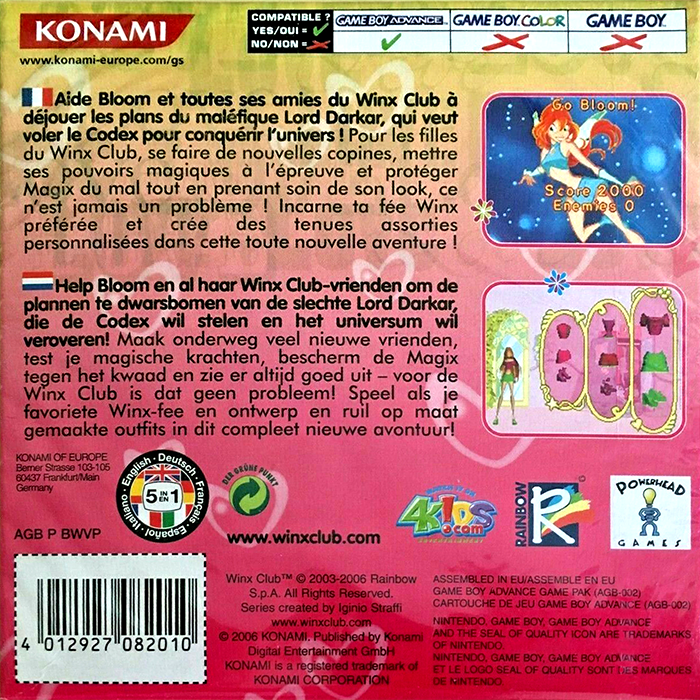 WinX Club : Quest for the Codex dos