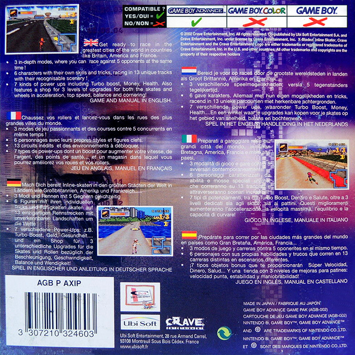 X-bladez : Inline Skater - Dos
