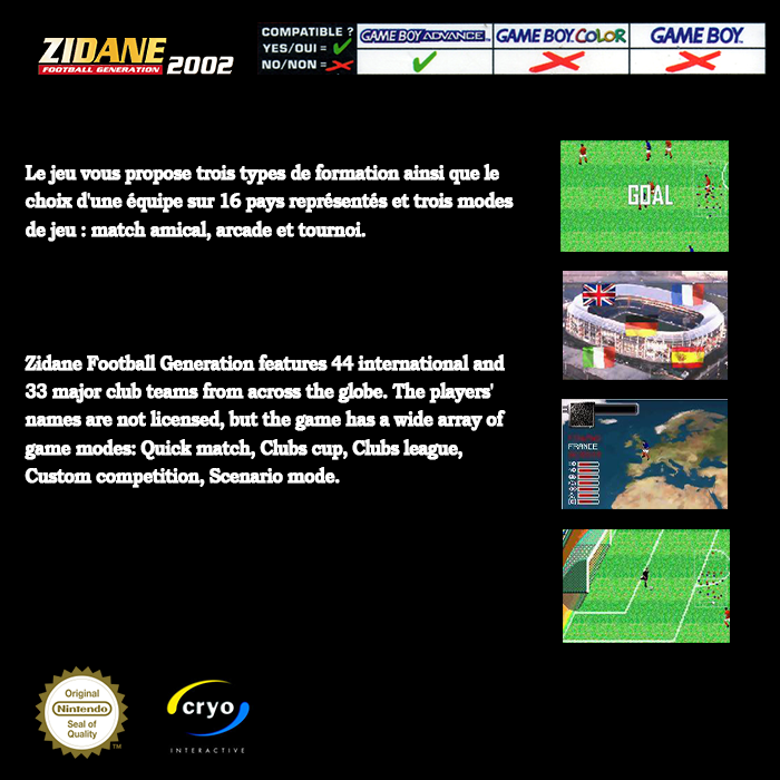 Zidane - Football Generation 2002 - Dos