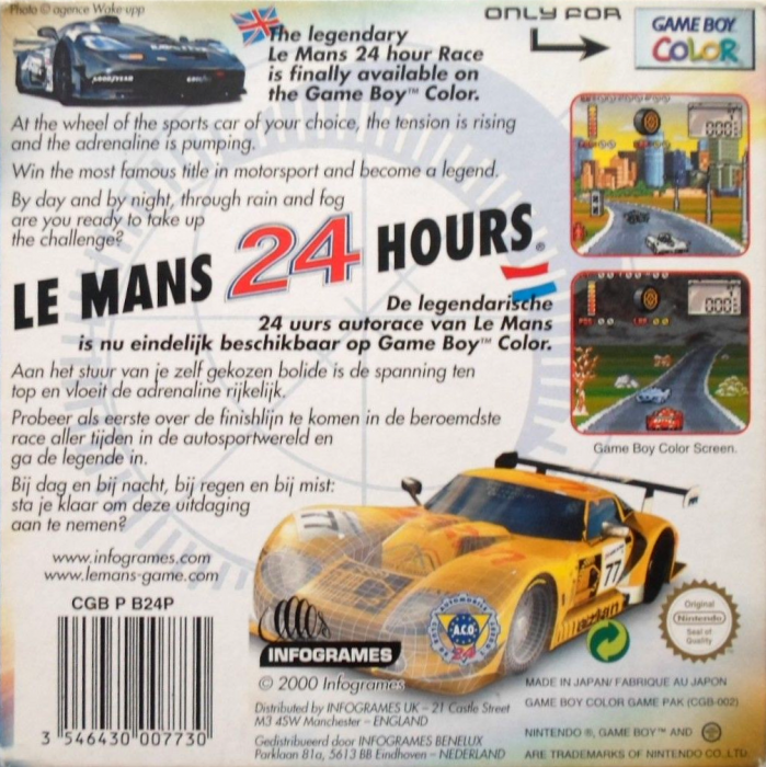 24 Heures du Mans - Dos
