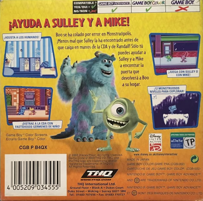 Monsters, Inc. - Dos