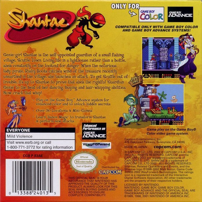 Shantae (Prototype) dos