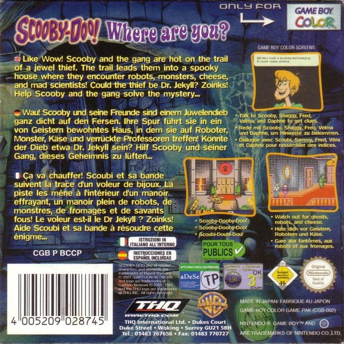 Scooby-Doo! : Classic Creep Capers dos