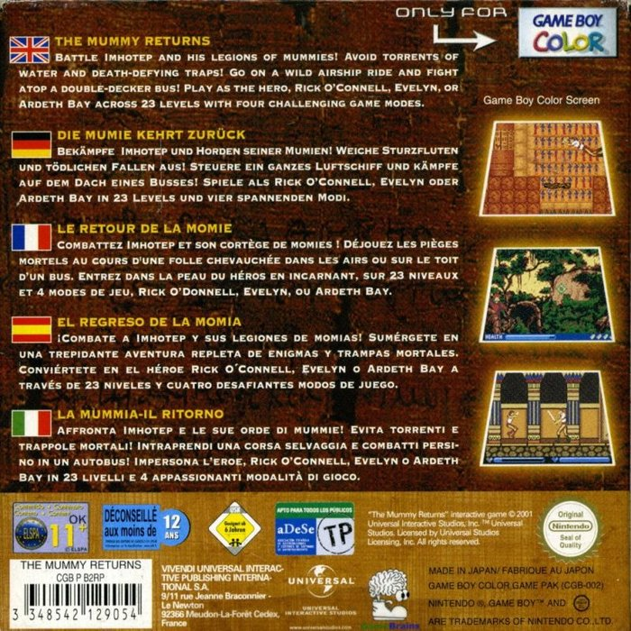 The Mummy Returns - Dos