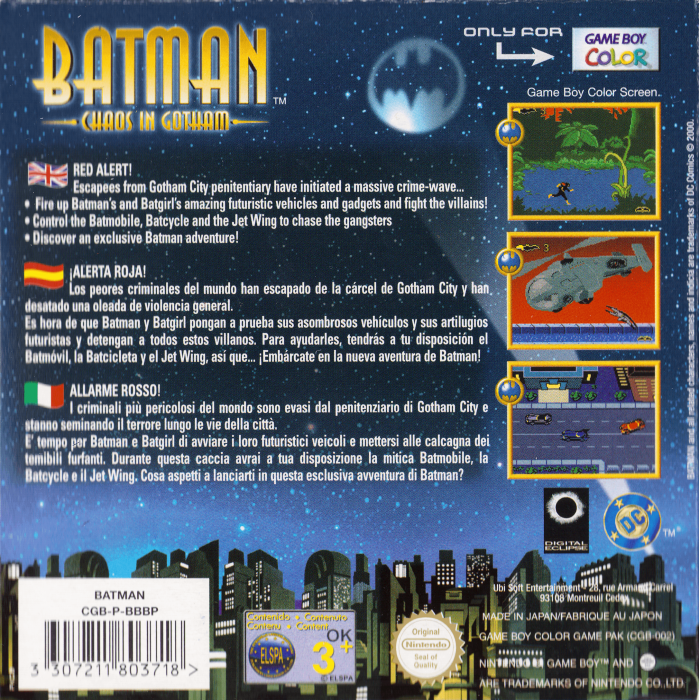 The New Batman Adventures : Chaos in Gotham - Dos