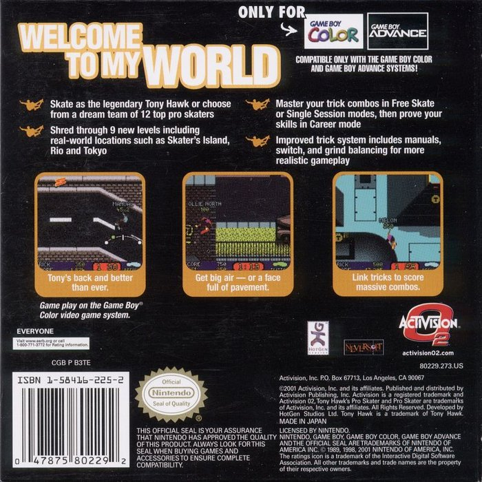 Tony Hawk's Pro Skater 3 dos