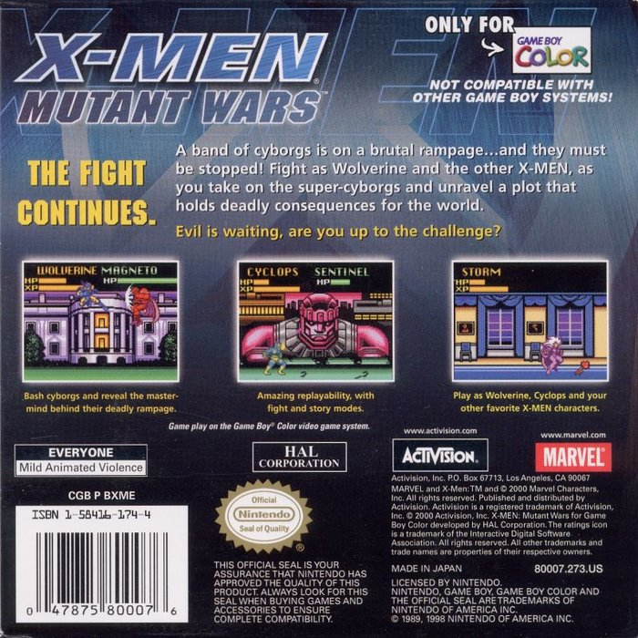 X-Men: Mutant Wars dos