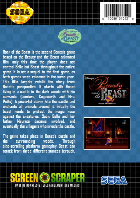 Beauty and the Beast : Roar of the Beast - Dos
