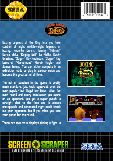 Boxing Legends of the Ring - Dos