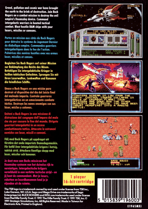 Buck Rogers : Countdown to Doomsday - Dos