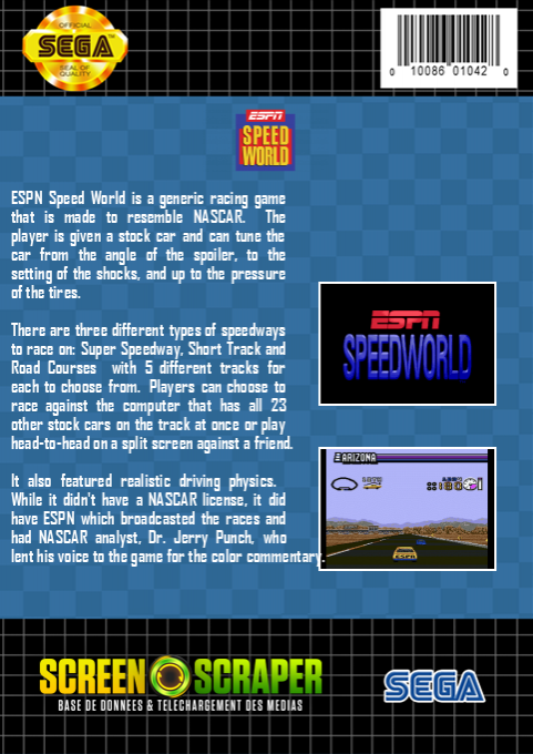 ESPN Speed World - Dos