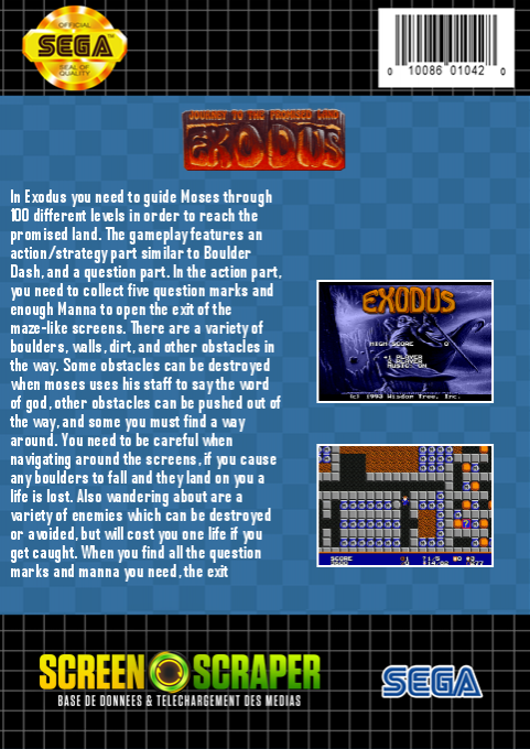 Exodus : Journey to the Promised Land - Dos