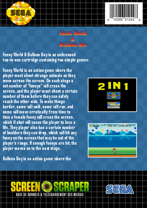 Funny World & Balloon Boy - Dos