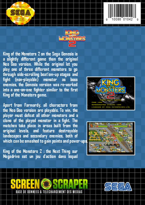 King of the Monsters dos