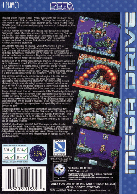 Misadventures Of Flink, The dos