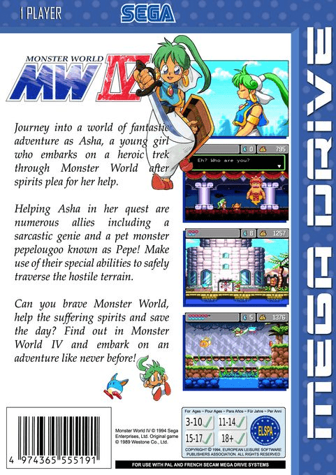 Monster World IV dos